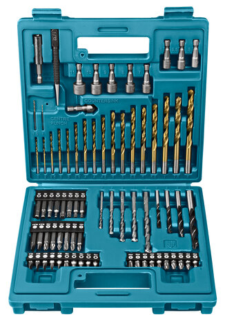 Makita Boor-/schroefbitset 75-delig In kunststof koffer