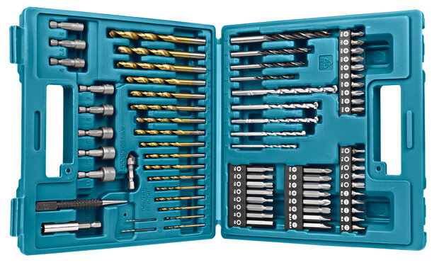 Makita Boor-/schroefbitset 75-delig In kunststof koffer
