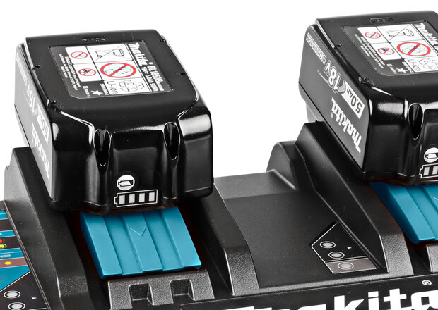 Makita DC18RD 14.4 - 18V Li-ion accu duolader - 196933-6