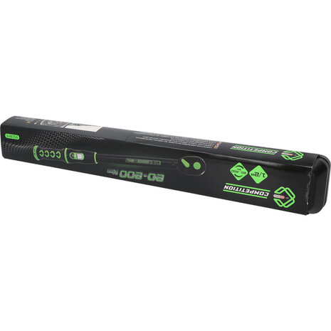 KS tools 1/2" COMPETITION Momentsleutel met omschakelbare ratelkop, 20-200Nm