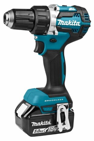 Makita DDF484RTJ 18V Li-ion accu boor-/schroefmachine set (2x5.0Ah) in Mbox