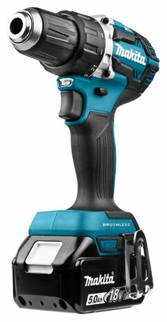 Makita DDF484RTJ 18V Li-ion accu boor-/schroefmachine set (2x5.0Ah) in Mbox