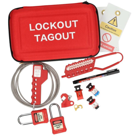 Lock out servicemonteur set in etui