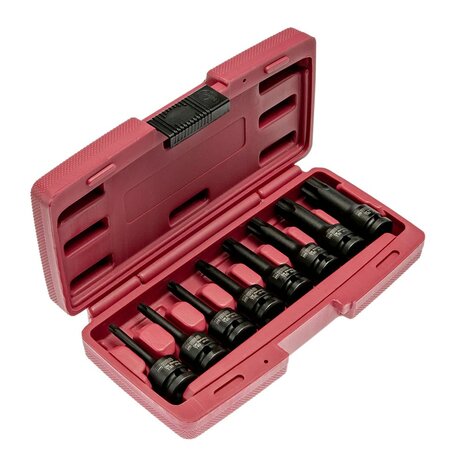 WGB 1/2" slagdopbitset torx T30-T80 8-delig
