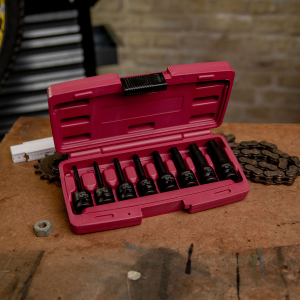WGB 1/2" slagdopbitset torx T30-T80 8-delig