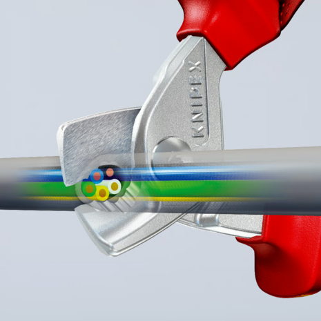  KNIPEX StepCut VDE , Kabelschaar met getrapte snijrand 160mm