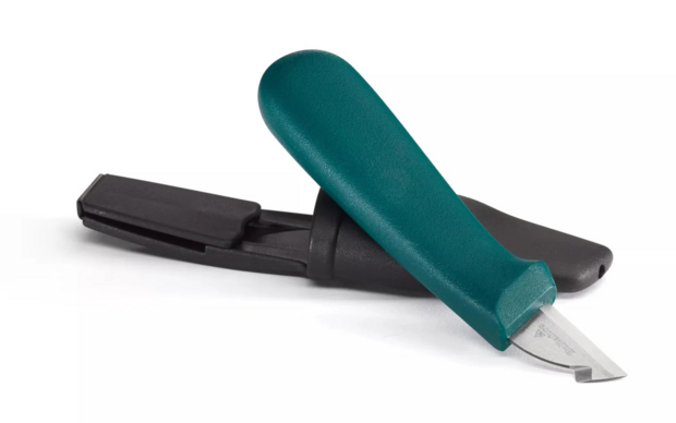 Elektriciensmes inclusief draagholster - 158mm - voor linkshandigen