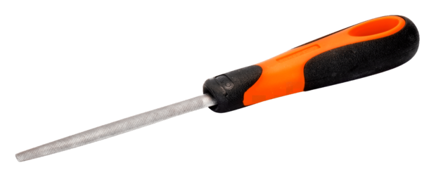 Bahco Halfrondvijl halfzoet met hecht 250mm