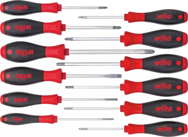 Wiha Schroevendraaierset SoftFinish&reg; set 12-delig 41002 