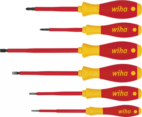 Wiha Schroevendraaierset SoftFinish electric 6-delig 00833