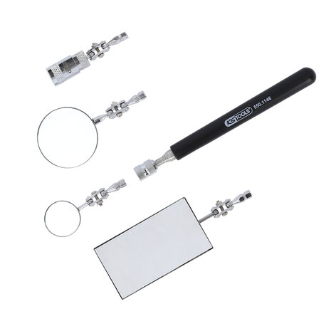 KS tools flexibele inspectiespiegelset, 5-dlg