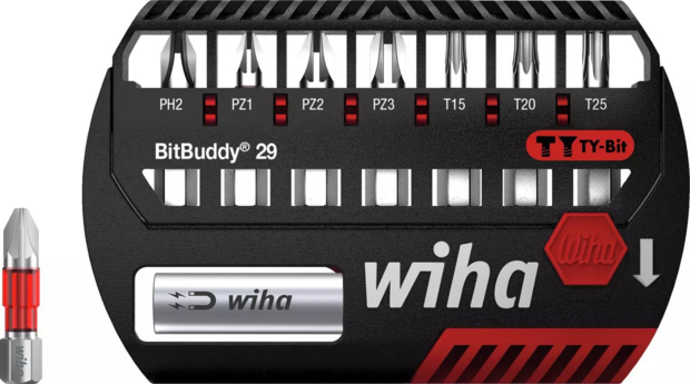 Wiha set met bits BitBuddy&reg; TY-bit 29 mm