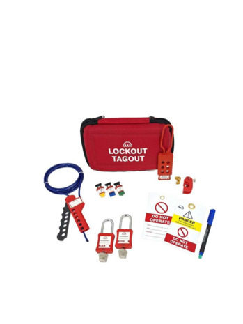 Lock out servicemonteur set in etui
