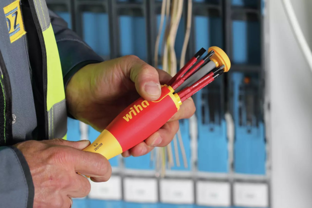 Wiha Schroevendraaier met bitmagazijn LiftUp electric  41234