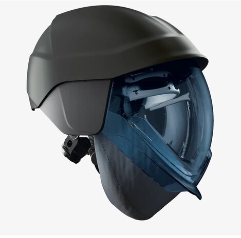 SKYTEC&trade; E Pro 3 VDE Veiligheidshelm met ge&iuml;ntegreerd vizier