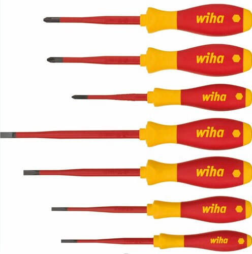 Wiha SoftFinish electric slimFix schroevendraaierset 7-Delig 