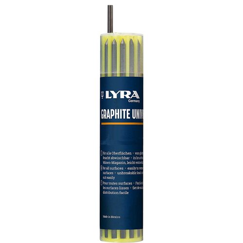 Lyra Navulling Graphite Universal Dry Giant Leads 2x5x150 mm, 12 stuks
