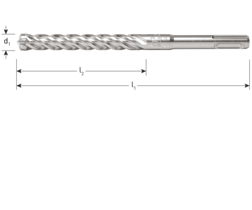 SDS-plus hamerboor quattro-x ø5,0x50/115 mm