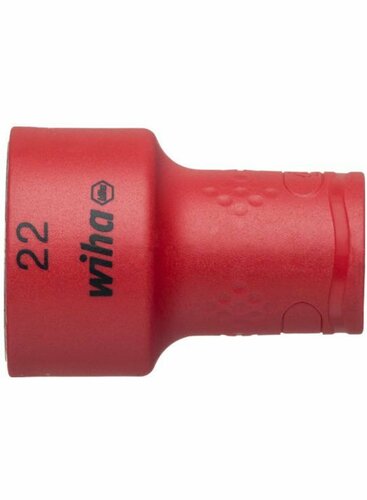 Wiha dopsleutelinzet geÏsoleerd buitenzeskant 22mm x 3/8" 