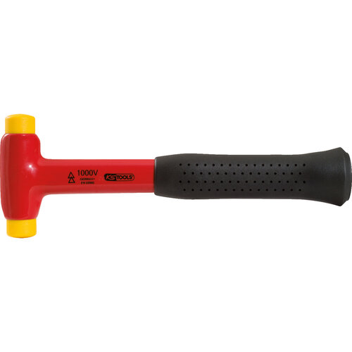 KS tools kunststofhamer met veiligheidsisolatie, kop Ø 35 mm