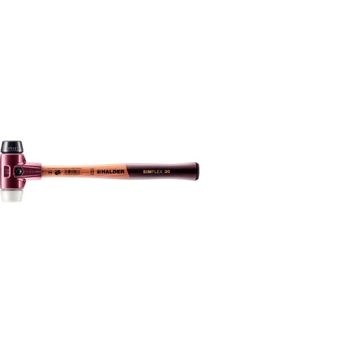 Halder hamer SIMPLEX rubber/superplastic, Ø30