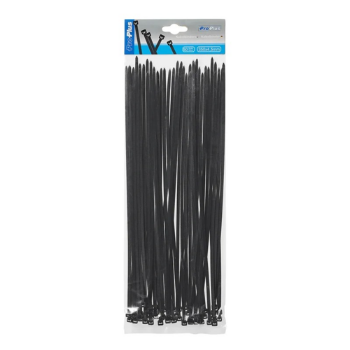 Kabelbinders 350x4,5mm 50 stuks zwart