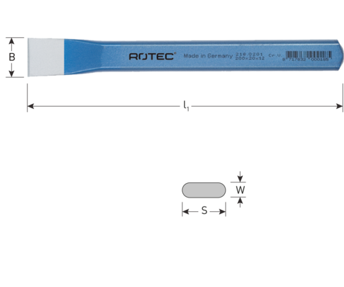 Rotec breekbeitel type 218 din7254a