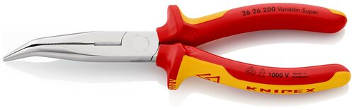 KNIPEX VDE Geb.platspitsetang 200mm 
