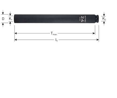 Rotec Krachtdop 1/2" Extra Diep 30 mm L=310 โ 842.3030 Rotec Krachtdop 1/2" Extra Diep 30 mm L=310 โ 842.3030