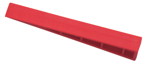 Kunststof wig 165x20x30mm 1000V polyamide rood