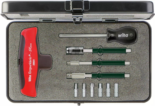 Wiha Momentschroevendraaierset met dwarsgreep TorqueVario®-S T 12-delig 29234