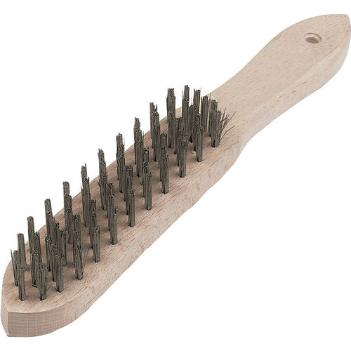 Handstaalborstel, 5 rijen, 300mm Handstaalborstel, 5 rijen, 300mm